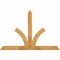 Ekena Millwork Richland Rough Sawn Timber Gable Bracket, Western Red Cedar, 60"W x 40"H x 2"D x 4"F, 16/12 Pitch GBW060X40X0204RIC00RWR - alternate 1